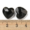Natural Obsidian Faceted Heart Charms G-G123-01F-3
