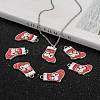 Alloy Enamel Pendants ENAM-P030-4-5