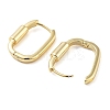 Brass Oval Hoop Earrings for Women EJEW-F347-02G-01-2