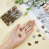 100Pcs 2 Style Tibetan Style Alloy Pendants TIBE-DC0001-07-3