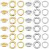 200Pcs 2 Colors Iron Grommet Eyelet Findings IFIN-GF0001-59D-1