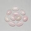 Natural Rose Quartz Cabochons G-R415-14x10-48-1
