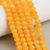 Faceted Dyed Natural White Jade Beads Strands GG-CBAE966-01A-C-1