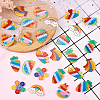 45Pcs 9 Styles Acrylic Cabochons MACR-CJ0001-29-5