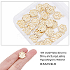 26 Pcs 26 Letters Alloy Pendants FIND-SC0001-42G-3