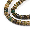 Natural Verdite Stone Beads Strands G-T140-72B-3