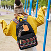 4Pcs 4 Color Polyester Wristlet Short Bag Straps AJEW-WR0001-83-6