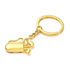 Alloy Enamel Sports Red Golf Tube Keychains KEYC-I119-03G-2