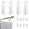 4Pcs PU Leather Sign Straps for Hanging Wedding Sign AJEW-CL0002-28A-1