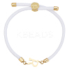 1pc Adjustable Nylon Cord Slider Bracelets for Women BJEW-LP0001-33R-G-1