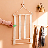 2 Bags 2 Styles Star Flower Wooden Wall-Mounted Hair Clip Display Organizer Racks ODIS-GA0001-93-3