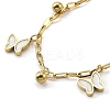 304 Stainless Steel Bracelets BJEW-R003-03G-02-3