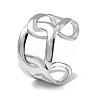 304 Stainless Steel Cuff Bangles for Women BJEW-Z078-25P-1