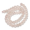 Natural Rose Quartz Beads Strands G-P544-E08-01-3