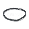 Matte Round Glass Beads Stretch Bracelets for Teen Girl Women BJEW-A117-A-23-2