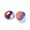 Opaque Glass Cabochons X-GGLA-S038-12F-8mm-3