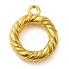 Ion Plating(IP) 304 Stainless Steel Pendants STAS-M070-11G-1