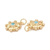 Eco-Friendly Brass Micro Pave Cubic Zirconia Pendants LS-KK-I698-19G-4