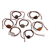 Adjustable Nylon Cord Braided Bead Bracelet Sets BJEW-JB05551-1