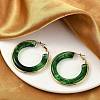 304 Stainless Steel Hoop Earrings For Women LS-EJEW-B113-02G-01-2