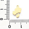 304 Stainless Steel Enamel Charms STAS-T065-57G-02-3