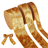 15 Yards 3 Styles Polyester Single Face Velvet Ribbons SRIB-BC0001-31B-1
