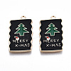 Eco-Friendly Alloy Enamel Pendants X-ENAM-Q437-067-NR-1