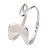 304 Stainless Steel Cuff Bangles for Women BJEW-B147-03P-2