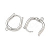SHEGRACE Brass Hoop Earrings Findings XGR0157P-87P-2