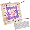 BENECREAT Wood Crochet Blocking Board DIY-BC0006-37-1
