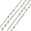 Tarnish Resistant 3.28 Feet 304 Stainless Steel Decorative Rolo Chains X-CHS-E001-03P-1