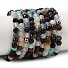 Natural & Synthetic Mixed Gemstone Beads Strands GG-CBAA998-A01-4mm-2