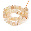 Natural Citrine(Heated) Beads Strands G-N347-17A-05-3
