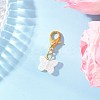 Acrylic Butterfly Pendant Decorations HJEW-MZ00330-2