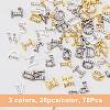 78Pcs 3 colors Alloy Cabochons MRMJ-OC0002-56-4