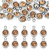 20Pcs Faceted Glass Charms RGLA-TADJ0001-01D-1