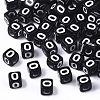 Opaque Acrylic Beads X-SACR-N002-01O-1