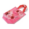 Mother's Day Theme Printed Flower Non-Woven Reusable Folding Gift Bags with Handle LS-ABAG-F009-C04-2