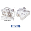 Rectangle Paper Hair Clip Display Cards CDIS-WH0027-04A-01-2