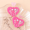 Acrylic Dangle Stud Earrings FS-WGC8729-02-1