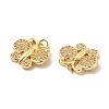 Brass Micro Pave Cubic Zirconia Pendants KK-H441-21G-2