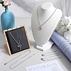 12Pcs 304 Stainless Steel Box Chain Necklaces Set NJEW-SC0001-21-4