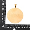 304 Stainless Steel Big Pendants STAS-U043-07B-G-3