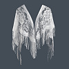 Lace Flower Detachable Polyester Shawl AJEW-WH20072-43B-6