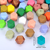Hexagonal Silicone Focal Beads SI-JX0020A-10-2