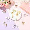 16Pcs Iron Clip-on Earring Findings IFIN-SC0001-93B-5