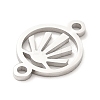 Non-Tarnish 304 Stainless Steel Connector Charms STAS-A068-01B-P-3