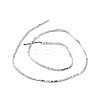 Electroplated Non-magnetic Synthetic Hematite Beads Strands G-G862-03F-2