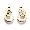 201 Stainless Steel Charms STAS-T044-217G-E-2