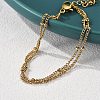 304 Stainless Steel Multi-strand Bracelets LS-BJEW-Q051-02G-A-2